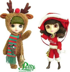 Groove Jun Planning Little Pullip Carol & Rudolph F-811 Weihnachten Modepuppen - Bild 1 von 4