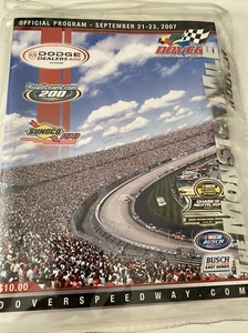 Dover International Speedway Souvenir Program September 2007 No Patch - Imagen 1 de 7