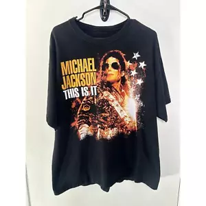 Vintage Michael Jackson “This Is It” Tour Shirt size Large 2009 - Picture 1 of 3