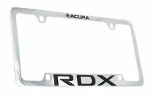 Marco de licencia de metal recubierto de cromo marca denominativa Acura RDX 4 orificios - Imagen 1 de 6