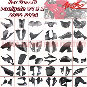 For Panigale V4 2022-2024 Carbon Fiber Undertail Cover Winglet Hugger Heel Guard - Picture 1 of 115