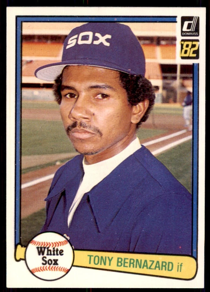 1982 DONRUSS TONY BERNAZARD . CHICAGO WHITE SOX #143 - Image 1 of 2