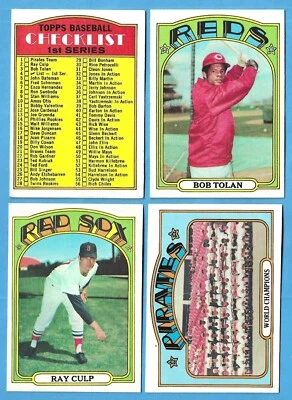 1972 Topps baseball mid-range set break 1-202 - You Pick 'Em - Image 1 of 2