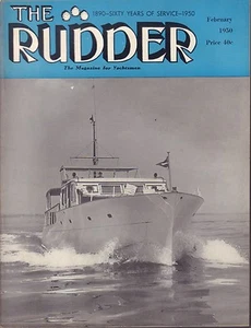 The Rudder February 1950 18' Aluminum Outboard Cruiser 032217nonDBE2 - Picture 1 of 1