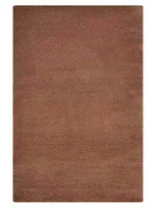 Eco-Friendly Hand Knotted Tibbati Wool Area Rug Solid Choco BBH Homes BBT00111 - Picture 1 of 4
