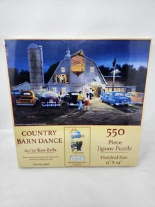 Country Barn Dance by Ken Zylla SunsOut 550 piece puzzle - New in Box 15" x 24" - Picture 1 of 10