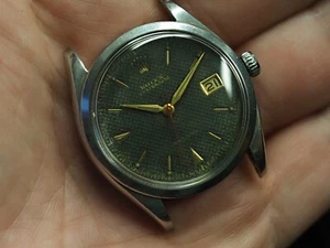 Rolex Oysterdate 6294 Basket weave Black-Green Dial 1953 - Picture 1 of 10