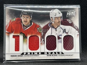 2012-13 Panini Prime Prime Duals Patch #031/100 Milan Hejduk Marian Hossa GU - Picture 1 of 7