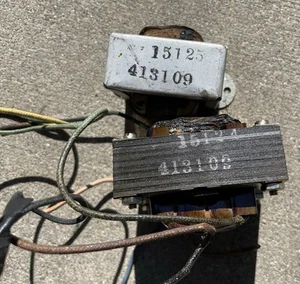 1951 Wurlitzer ACME Output Transformer 15124 & 15125 Choke 6L6 6SN7 - 8 Ohms - Picture 1 of 5