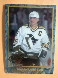 1994-95 Topps Finest Premier#10 Mario Lemieux Pittsburgh Penguins HOF NM+ - Picture 1 of 2