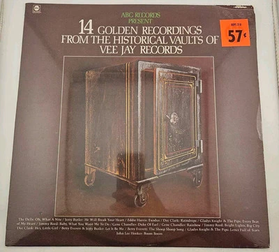14 Golden Recordings Historical Vaults - Vinyl Lp - Sealed - 1973 Vee Jay Record Foto 1 de 4