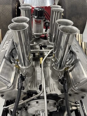 Sistema completo de injeção Hilborn 8 pilhas para Chevy bloco pequeno - Imagem 1 de 4