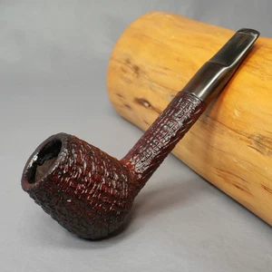 Voyageur 275 Estate Broad Shank Sandblasted Billiard Briar Tobacco Pipe Italy - Bild 1 von 14