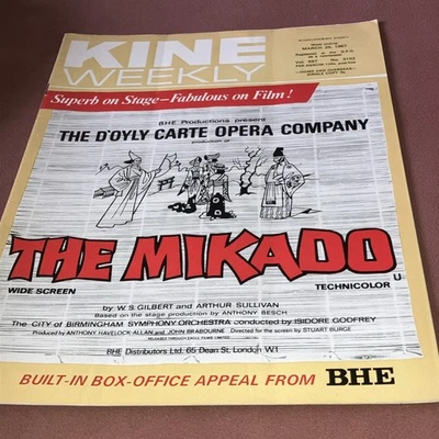 Kine Weekly 1967. Barbara Shelley, Quatermass and the pit, Elstree Studios. - Image 1 of 2