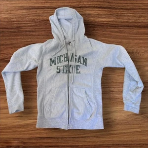 Michigan State Spartans NCAA Champion Reverse Weave Hoodie mit durchgehendem Reißverschluss Small - Bild 1 von 9