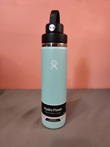 Botella de agua Hydro Flask boca ancha flexible chug cap 24 oz rocío - Imagen 1 de 8