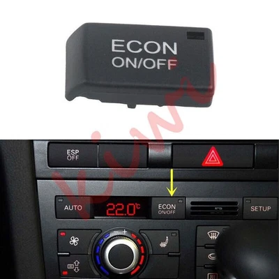 Para Audi A6 2005-2009 S6 2006-2008 Q7 2007-2008 Panel A/C ECON Botón Reemplazar Foto 1 de 4