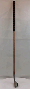Vintage Otey Crisman Hickory Schaft HB Golfschläger Mallet Putter 36" LH GUC LESEN - Bild 1 von 11