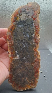 ¡Raro! Disco de calcedonia Markasita / corte aprox 230 g - Imagen 1 de 7