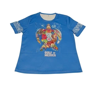 Blue Turtle Gulf Of Mexico Shirt Size XL - Picture 1 of 4