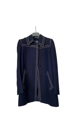 Chaqueta PRADA Italia Mezcla Lana/Seda Talla: 42 Foto 1 de 4