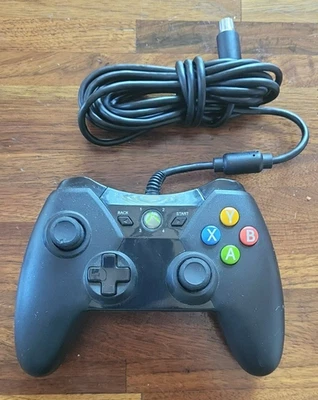 PowerA Wired Controller for Xbox 360 Black OEM Gamepad Tested Works – Used - Image 1 of 4