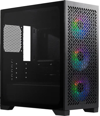 Cooler Master Elite 302 , Tower-Gehäuse schwarz, Tempered Glass - Bild 1 von 4