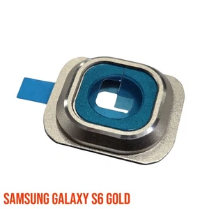 Genuine Outer Back Camera Lens Cover For Samsung Galaxy S6 Gold - Picture 1 of 1