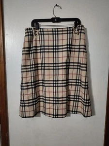 Vintage Burberry Skirt Size 14 - Picture 1 of 6