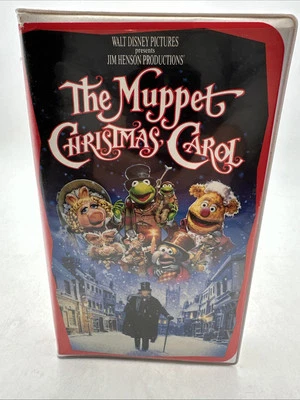 The Muppet Christmas Carol Clamshell VHS Starring Michael Caine As Scrooge VGUC - Image 1 of 4