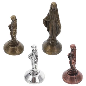 Statua Vergine Maria 4 pezzi Madre Santa Signora scultura statuina - Foto 1 di 12