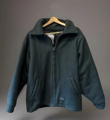 VTG 90s CODET Men’s XL Dark Green Mackinaw Wool Jacket Coat Warm L@@K - Image 1 of 4