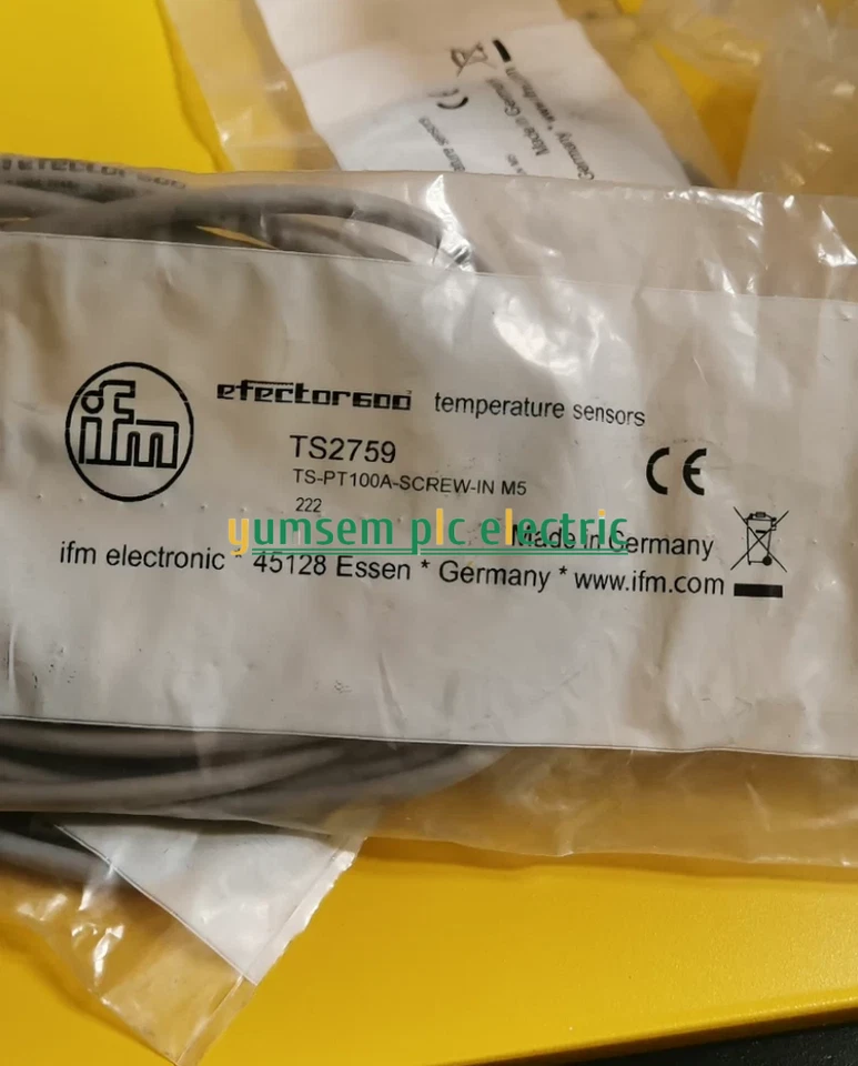 Sensor de temperatura IFM Efector 600 TS2759 TS-PT100A-Tornillo-IN M5 Spot Goods Foto 1 de 4