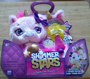 Shimmer Stars Haustier Einhorn mit passendem Stirnband - NEU - Bild 1 von 2