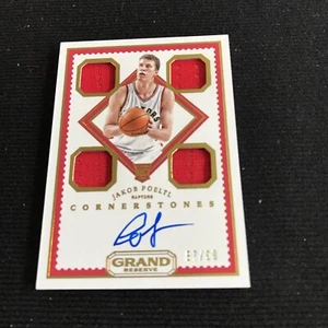 2016-17 Grand Reserve Cornerstones Quartz Jakob Poeltl RC Rookie AUTO 10/49 - Picture 1 of 2
