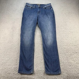 DU/ER L2X Jeans Denim Relaxed Taper Fit Uomo 33x32 (Tag 34x32) Blu Abbigliamento da Lavoro Duer - Foto 1 di 15