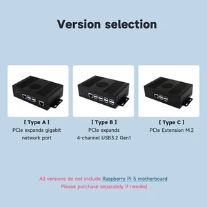 Raspberry Pi 5 Multi-Function Extension All-in-One PCIE Dual HDMI Dual 4K Output - Picture 1 of 20