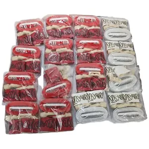 Flag Football Belts Set 16 Red White Flags A Tag Sonic Boom 52” Waist - Picture 1 of 8
