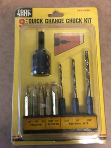 Tool Shop 9-teiliges Schnellwechselfutter-Set 242-4066 - Bild 1 von 2