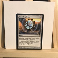 Unwinding Clock - New Phyrexia - Magic The Gathering MTG - Rare - Near Mint