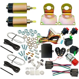 Nuevo Kit Popper Puerta Manija Afeitada 2 Puertas 100 lb Con Control Remoto Un Juego - Imagen 1 de 12