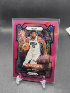 2023-24 Panini Prizm Monopoly NBA Joel Embiid Pink 002/149 Philadelphia 76ers - Bild 1 von 2
