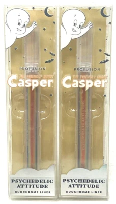 (2) Profusion Casper The Friendly Ghost Duochrome Liner NIP Psychedelic Attitude - Image 1 of 3
