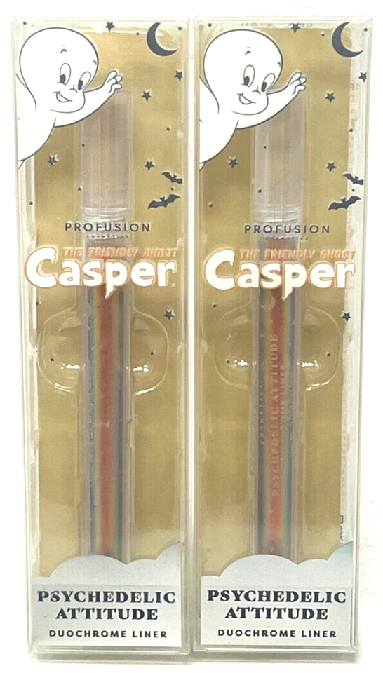 (2) Profusion Casper The Friendly Ghost Duochrome Liner NIP Psychedelic Attitude - Image 1 of 3