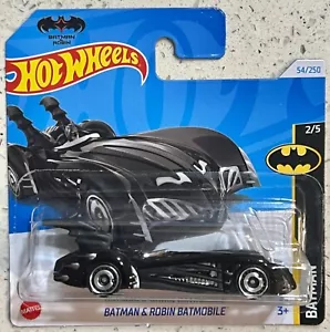 Carta corta Hot Wheels Batman e Robin Batmobile 2024 - Foto 1 di 1