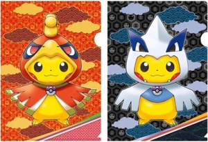 Ho-oh Poncho Pikachu Lugia Clear File Set Pokemon Center Kyoto Limited Raro - Imagen 1 de 5