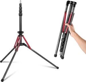 NEEWER ST210R Carbon Fiber Light Stand with 180? Reversible Legs | UK Free Ship - Picture 1 of 9