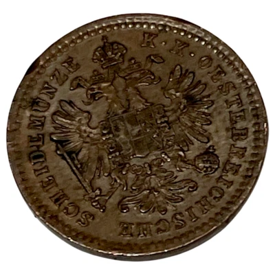 1879 Austria 1 Kreuzer World Coin KM# 2186 Eagle Lot A5-155 - Image 1 of 4