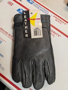 Snap On Lined Leather Gloves Men's Size XL - Picture 1 of 2