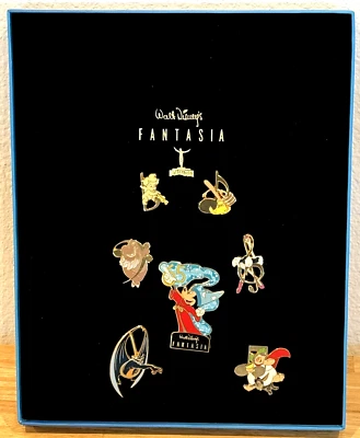 DISNEY "FANTASÍA" 65º ANIVERSARIO 7 PIEZAS PIN BOX SET EDICIÓN LIMITADA 1500 Foto 1 de 4